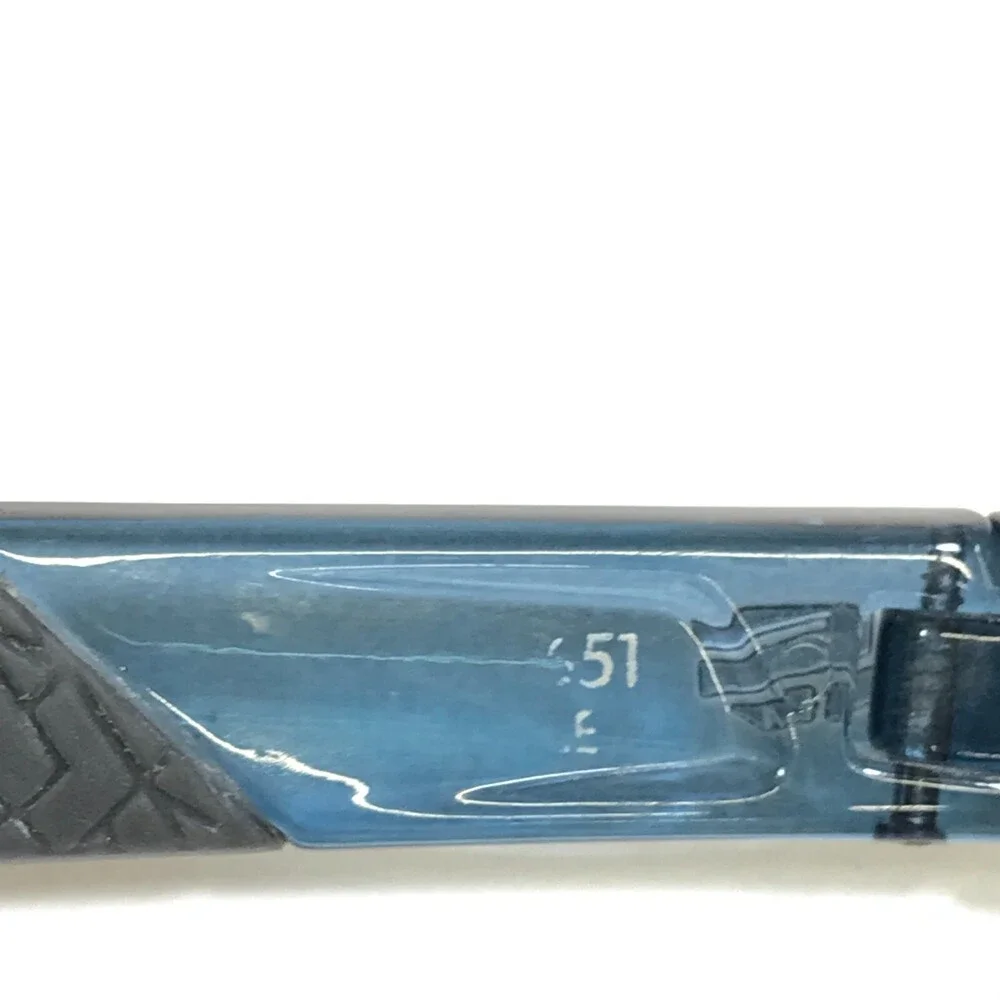Rec Specs Athletic Goggles Frames Y10 651 Clear Blue Square Full Rim 52-16-125